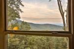 Gorgeous mountain views from sunroom 